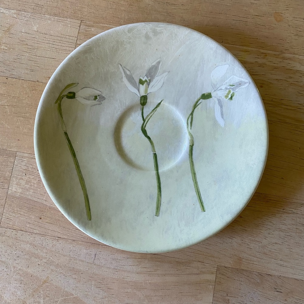 Gien Alice 6” saucer. Made in France.